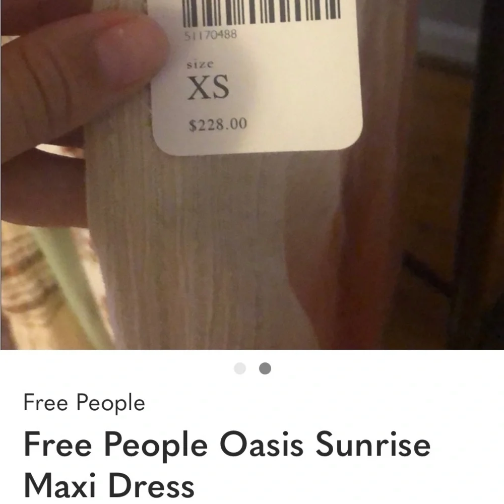Nwot Free People Oasis Sunrise Maxi Dress revolve boho casual party spring $230